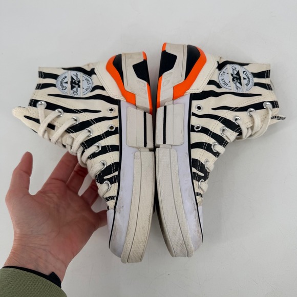 Converse Chuck Taylor Legacy CX Women Size 8 Zebra Platform Orange Streetwear - Picture 5 of 10